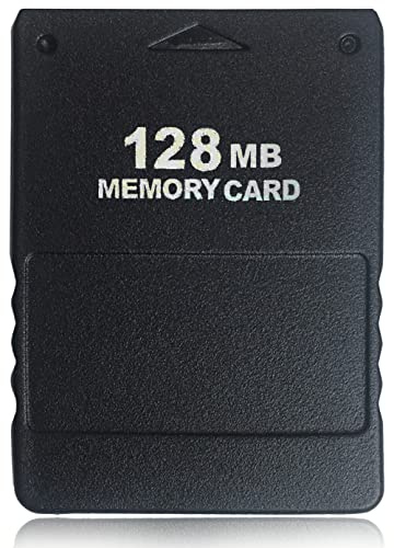 Hyamass 128MB(2043 Blocks) PS2 Game Memory Card,High Speed Storage Save Game Memory Card Compatible for Sony Play Station 2 PS2 Accessory Kits