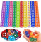 100 Stück Würfel Set,12mm Würfel bunt Acryl Spielwürfel Bunt würfel Set Würfelspiele Tischspiele bunt würfelspiel dice Spiel acryl
