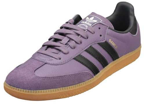 adidas Damen Samba Turnschuhe, Shadow Violet Carbon Core Weiß, 38 2/3 EU