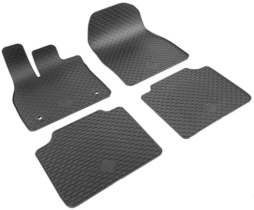 Walser DirtGuard Gummi Fussmatten Auto für Toyota bZ4X 12/2021-Heute, Subaru Solterra 06/2022-Heute