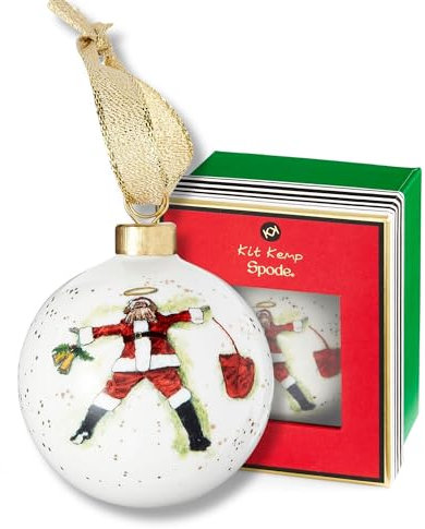 Spode Kit Kemp – Doodle Weihnachtskugel Best in Snow