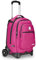 Invicta Trolley Scuola Plug Plain, Fucsia, Multi Uso, Zaino Doppio Scomparto Con Carrello Sganciabile, Tasca PC, Tasca Borraccia e Tasca Con Organizer, Trolley Medie Superiori Viaggio, Ragazza