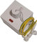 SHOWER PULL CORD SWITCH DOUBLE POLE 50 AMP COMPLETE WITH 47MM SURFACE BOX AND EARTH SLEEVING WHITE