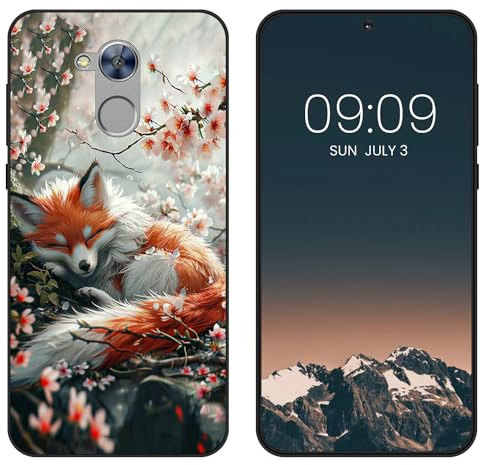 WUACYEAMING für Honor 6A Hülle,Mode Schutzhülle Schwarz Handyhülle mit Aesthetic Muster Weich Silikon Dünn TPU Stoßfeste Kratzfest Schutzhülle Cover-Zoro