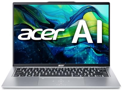 Acer Swift Go 14 Intel Evo Edition Ordinateur portable | Écran tactile 14 1920 x 1200 | Déverrouillez les expériences d'IA | Processeur Intel Core Ultra 7 155H | Intel ARC | 16 Go LPDDR5X | 512 Go