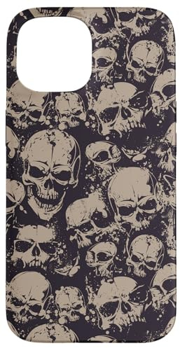 Emo Grunge Aesthetic Gothic Skull Goth Halloween Case for iPhone 15