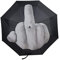 Regenschirm mit Mittelfinger, Mittelfinger Regenschirm 38,6 x 22 Zoll Klappbarer Dach mit Mittelfinger Geschenken Windschutz UPF40+ Sonnenschirm Regenschirm für Männer Frauen lustig Geschenk