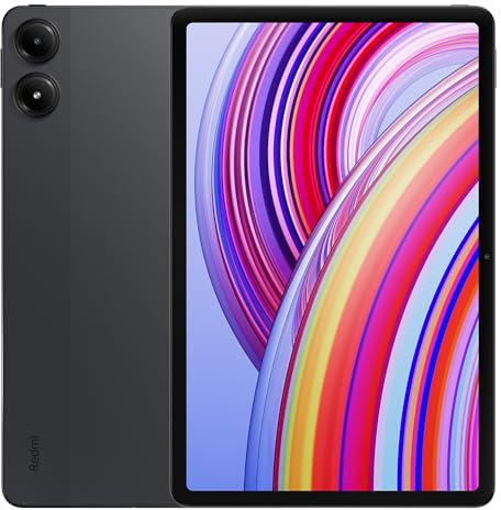 Xiaomi Redmi Pad Pro 5G 8+256GB, 12.1 120Hz 2.5K Display Grande Batteria 10000mAh Ricarica Rapida 33W Dual SIM, Supporto Dual 5G 8MP Selfie e Fotocamera Posteriore, Supporta Wi-Fi 6E Nero