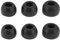 Briny River 6Pcs Earphones EarBuds Soft Noise-Isolation Memory Foam Earplugs Compatible with Plantronics Poly Voyager 5200 Series Voyager Legend and Voyager Pro Headsets S/M/L