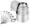 Set di misurini da cucina, 14 pezzi, tazze e cucchiai in acciaio inox con marcature per una cottura accurata, strumenti di misurazione