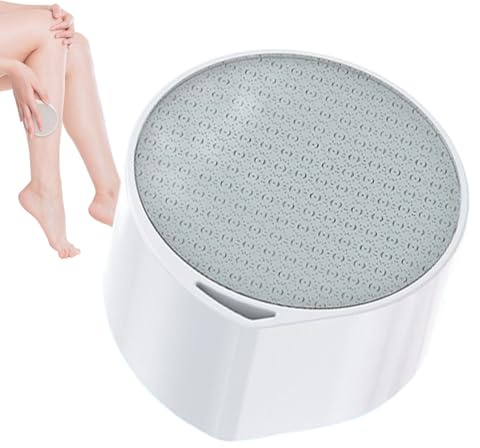 Glass Shaver Women, Reusable Hair Removal Tool, Multi Purpose Grinding Gadget, Nail Polisher, Dead Skin and Foot Callus Remover for Smooth Care, Home, Bathroom, Spa, Beauty Room, 6.6/6/4.2 Inches