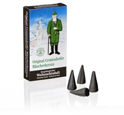 Original Crottendorfer Räucherkerzen Erzgebirgischer Weihnachtsduft 24 Stk.-Duft variierbar
