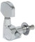 GEWA Mechanik Gitarre Chrom, Großer Schaller Knopf, Winkel 90°