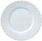 Arcoroc ARC D6871 Trianon Uni Platzteller, 31cm, Opalglas, weiß, 4 Stück