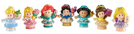 Fisher Price Little People Disney Prinzessinnen Figuren Set - 7 Prinzessinnen von Little People