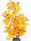 Aquarium Plant (Silk) Burnt Orange Orchid Fish Tank Decoration (Burnt Orange Orchid 30cm)