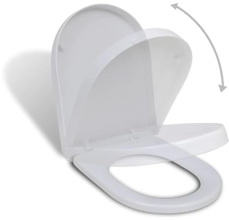 vidaXL WC Sitz Absenkautomatik Toilettendeckel Toilettensitz Klodeckel Brille