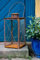 KUHEIGA Stabile Stalllaterne Laterne Höhe 73cm rost