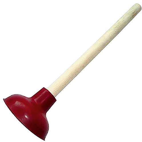 Saugglocke Holz/Gummi rot