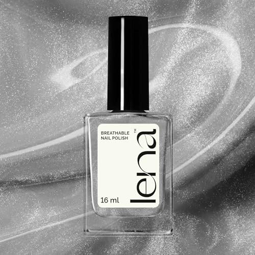 Breathable Halal Nail Polish LENA 14ml - Silver Wear - LE74