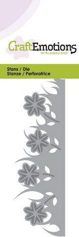 CraftEmotions Die - Gras Blume Rand Card