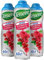 Pack 3 Sciropppo Mirtillo rosso Lampone 0% zucchero Teisseire - 3 x 0,6 cl