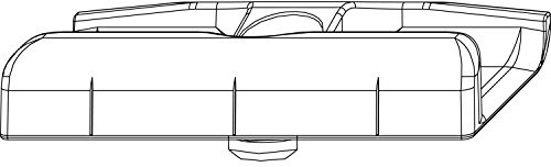MACO Schließteil FL 12 glatt, Eurofalz 24mm,13V, Positionsz.,Schrägv. (356961)