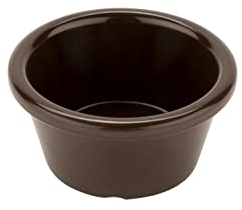 G.E.T. Enterprises S-620-BR Brown 2 oz. Ramekin, Break Resistant, Brown (Pack of 12)