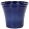 Beliani Blumentopf blau 50x50x45 cm modern Kokkino