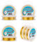BENECREAT 3 Rollos 0.6mm/0.8mm/1mm Alambre de Cobre Dorado Cable Metal Alambre de Joyería para Manualidad Calibre 22/20/18