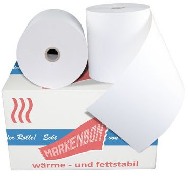 Thermorollen wärme- & fettbeständig 80m für Orderbird TM-m30 (30 Rollen) von markenbon
