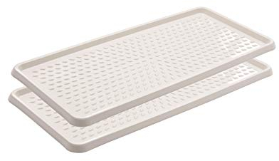 BranQ - Home essential BranQ Schuhablage aus Kunststoff, Creme, 2-pcs, 5901098048606, 2-pcs.