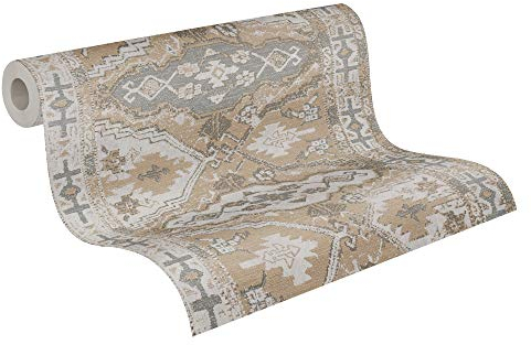 Livingwalls Vliestapete Metropolitan Stories orientalische Tapete Said Marrakesch 10,05 m x 0,53 m beige grau schwarz 378683 37868-3