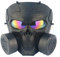 Paintball Maske, Taktische Vollgesicht Dummy Gasmaske, Schädel CS Maske mit doppeltem Turbo Fan für Cosplay, Halloween, Wargame, Maskerade
