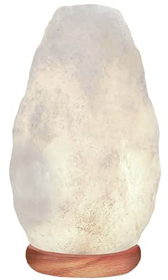 LAMARE Lampada di Sale dell Himalaya - Magic Salt® Lighting For Your Soul (2-3kg bianca)