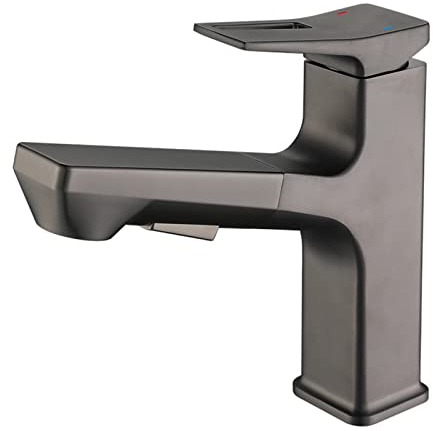 Wasserhahn mit Brause Waschtischarmatur mit Handbrause Mischbatterie Waschbecken Einhebelmischer Bad Waschtischarmatur für Bad
