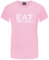 Emporio Armani Maglietta T-Shirt Donna 8NTT63 TJ12Z, Manica Corta, Girocollo (Rosa Chiaro, L)