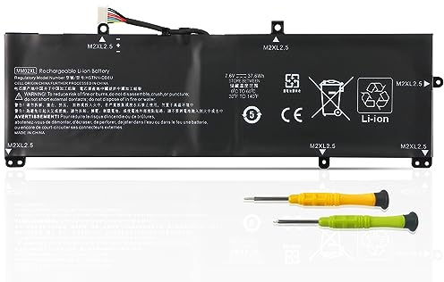 K KYUER MM02XL Laptop Akku für HP Pavilion 13-an 13-an0000 13-an1000 13-an0300ng 13-an0014nf 13-an0042nf 13-an0001ns 13-an0002nf 13-an0010ng 13-an0207ng 13-an1005nf 13-an1631ng 13-an0006na 13-an0506sa