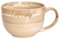 700 ml Groß Tasse Keramik Tee Tassen，Müslischalen mit Henkel Suppentassen Salat Schale Ramen Schüssel für Kaffee, Müsli, Suppe, Snacks, Salat, Eiscreme (Braungrau)