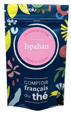 Thé Mixte Ispahan - Comptoir Français du Thé - Thé Mixte rose, jasmin & violette - Maison Française - Thé en vrac