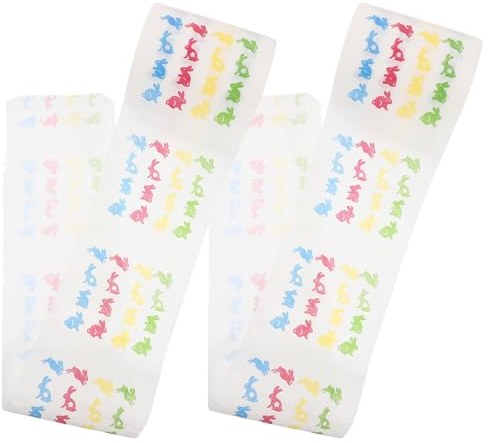 Gatuida 2 Rollen Osterhasen-Toilettenpapier Mit Hasen Bedrucktes Toilettenpapier Dekorative Osterservietten Frühlingspapierrolle Neuartiges Taschentuchpapier Für Die