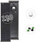 MOSCATELLI Pannello Solare Camper 120W SPG120S Slim Black Boost Monocristallino PERC - Kit Pannello Solare per Camper con Profilo in Alluminio Nero per Fissaggio al Tetto - SENZA REGOLATORE