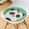 Runde Stuhlkissen Sitzkissen Kinder Sitzkissen Stuhl Sitzpolster, Waschbare Weiche Sitzkissen Komfort Stuhlauflage als Stuhl Kissen für Outdoor & Indoor Gartenstuhl (Panda,43x43 cm)