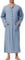 Nachthemd Lang Nachtshirts Langarm Nachtwäsche Herren Pyjama Oberteile Baumwolle Weich Atmungsaktiv Pyjamakleider Lounge Wear Robe V-Ausschnitt Kaftan Morgenmäntel