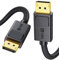 Silkland 54Gbps Câble DisplayPort 2.1 3m [Certifié VESA] DP54, [8K@165Hz, 4K@480Hz 360Hz 240Hz] Câble DP 16K, HDR10 FreeSync G-Sync DisplayPort 2.1 pour moniteur de jeu 360Hz, PC, 5090 7900XTX