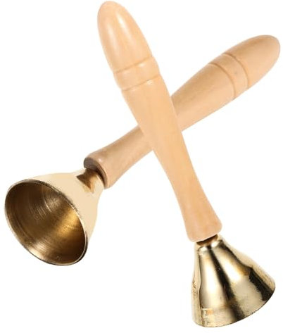 COSMEVIVI 1paio Campanelli Mano Per Ragazzo Ragazza Giocattoli Musicali Educativi Per Percussione e Gioco Creativo Strumenti Musicali Per Sviluppo Infantile Ottimo Per Feste e Attività