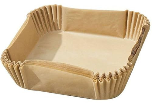 ALGON | 480 Airfryer Paper Bases Square 20 cm - Non-Stick, Grease and High Temperature Resistant Air Fryer Paper - Easy to Use Airfryer Paper