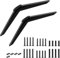 Patas de pie de soporte de TV para TCL, patas de soporte de TV, patas universales compatibles con la mayoría de televisores TCL de 28/32/40/43/49/50/55/65 pulgadas, patas de soporte de TV S453 con