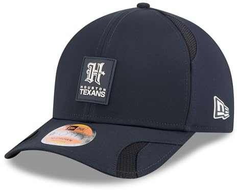 New Era Men's Navy Houston Texans 2025 Sideline H-Town M-Crown 9FORTY Adjustable Hat