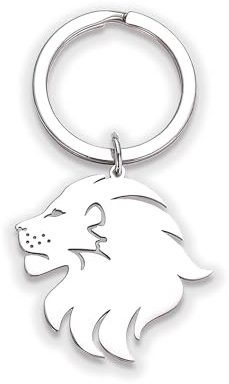 Zynara Schlüsselanhänger Wolf,Fuchs,Löwe,Nashorn,Glücksbringer Geschenk zur Einschulung,Weihnachten,Geburtstag